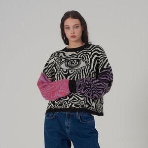 Higher Knit Ragged Priest Eyeball Sweater